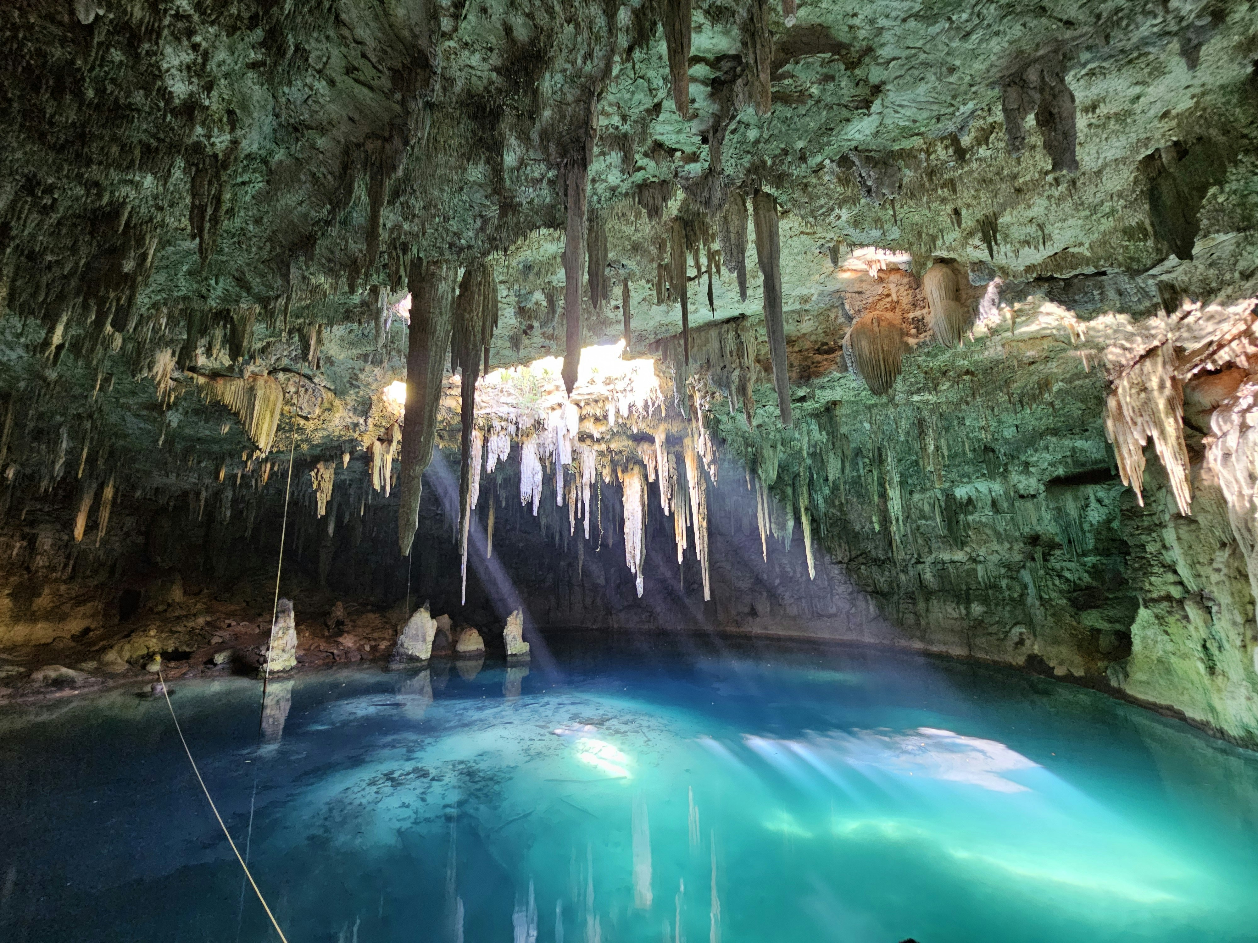Cenote cerca de Mérida, Yucatán